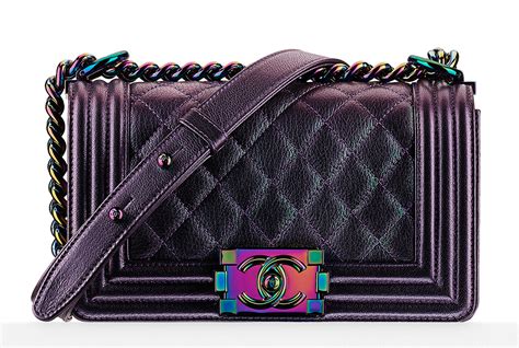 chanel iridescent boy bag fashionphile|Chanel bags for boys.